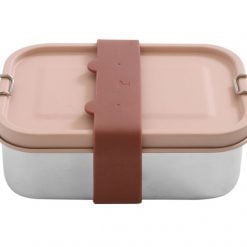 Roetsvrij stalen lunch box roze