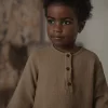 Musselin Kinderhemd beige