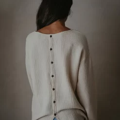 dames top met knopen