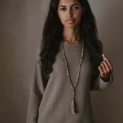 dames top met knopen