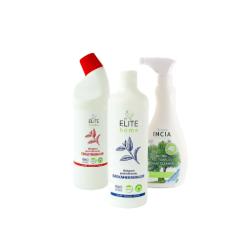 3 bottles of natural detergent