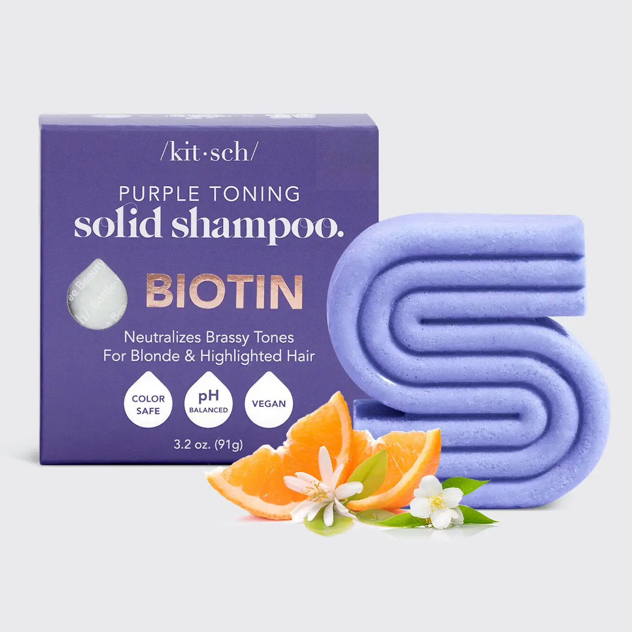 Kitsch zilvershampoo bar - Glow