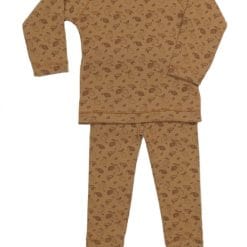 Kinderpyjama 100% biologisch katoen - Toffee