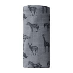Hydrofiele doek Baby 80x80 cm Bio - Storm Grey