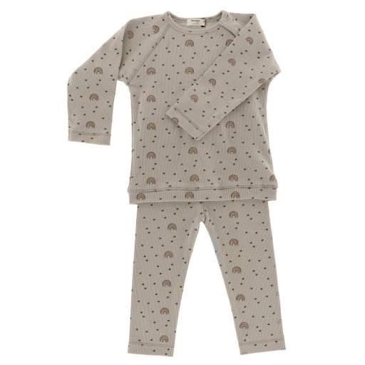 Snoozebaby Pyjama Smokey Green Rainbow Snoozebaby Pyjama Smokey Green Rainbow